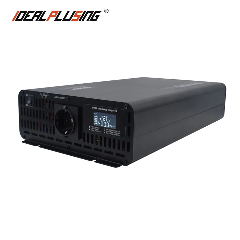 Long Service Life 4kw 12v 24v 48v 60v 72v 84v Dc To 100v 110v 120v 220v 230v 240v Ac Pure Sine Wave Inverter With Lcd Display