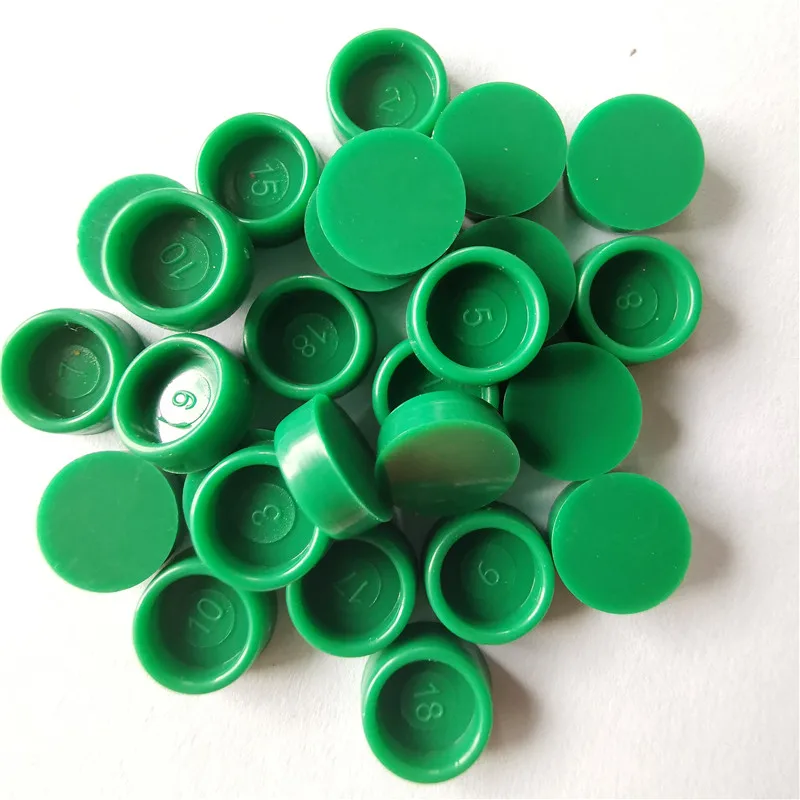 100pcs HIWIN Linear Rail Guide Dust Cover C4 C5 C6 C8 Plastic Green Caps Protector HGR15 HGR20 HGR25 HGR30 HGR35 MGN9 MGN12