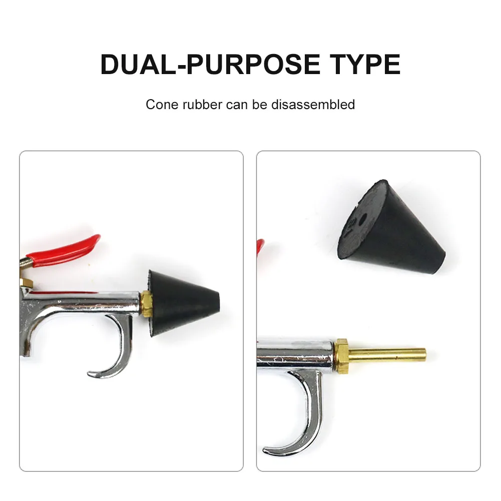 Juego de línea A/C, herramienta de descarga, Kit de reemplazo de boquilla de pistola de bote de acero inoxidable para R12, R134a, R22, piezas de