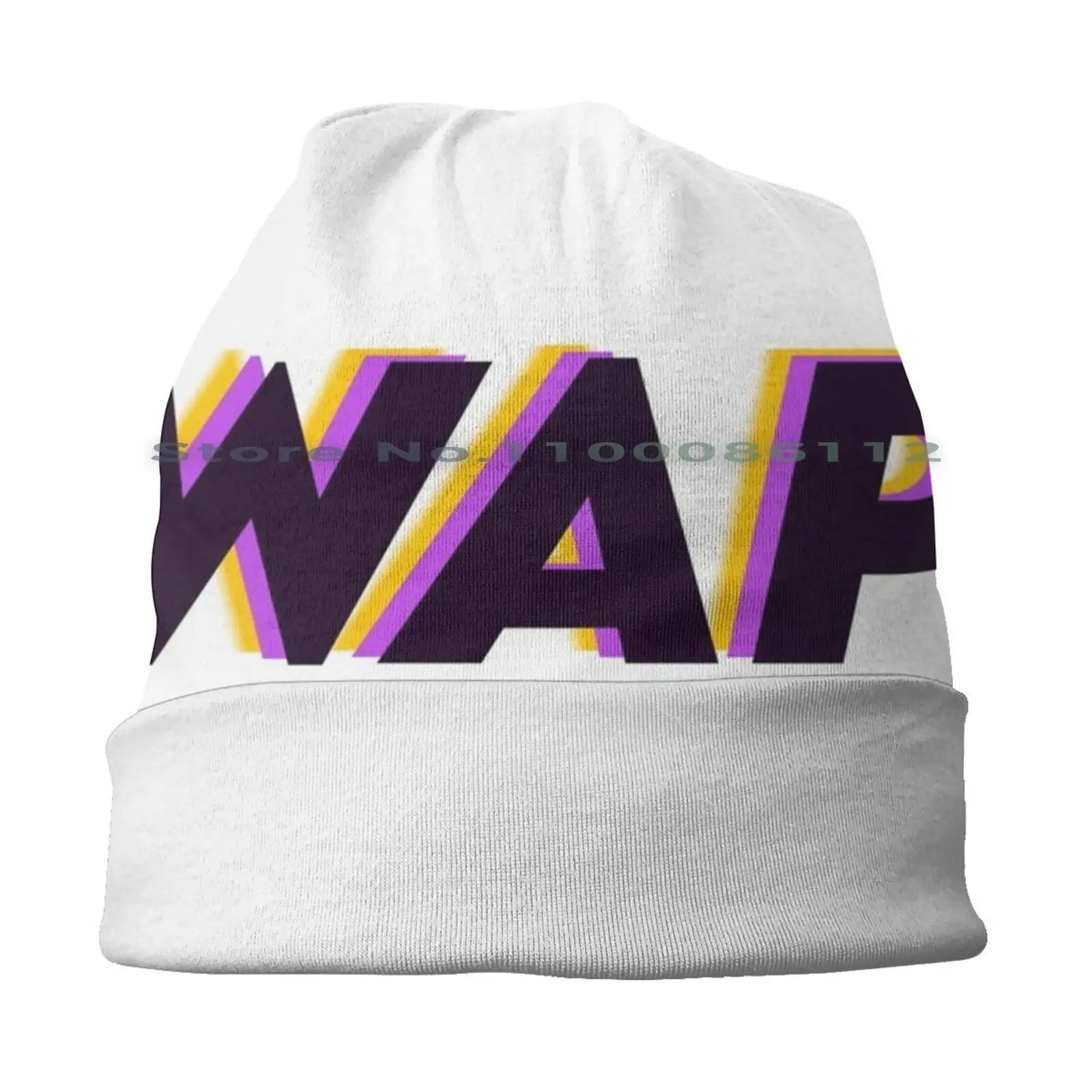 Wap-Cardi B Beanies Knit Hat Wap Wet Ass Pussy Cardi B Brimless Knitted Hat Skullcap Gift Casual Creative