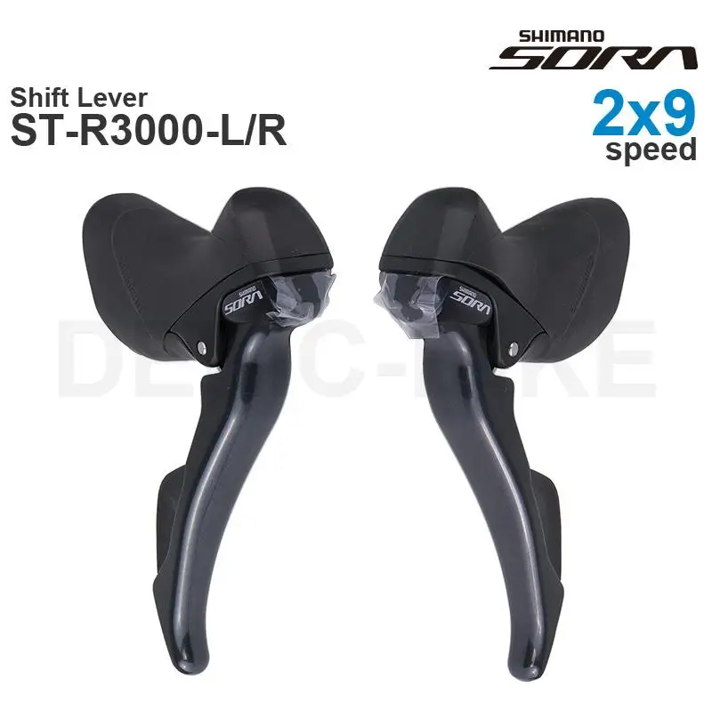 SHIMANO SORA R3000 2x9 Speed - DUAL CONTROL LEVER ST-R3000 Groupset Left and Right- NEW SUPER SLR - 2x9-speed Original parts