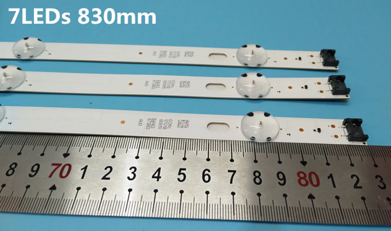 New 30pcs/lot 7LED LED Backlight strip for LG 43UK6400 43uk6090 43UK6200 43UK6300 LC43490086A 3PCM00789A 303LG430003 LC43490089A