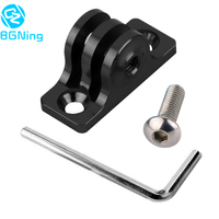 CNC Universal Low Angle Flat Bottom Adapter Base Connector Mount for Gopro HD Hero 7 6 5 4 3 Sjcam Yi Sports Action Video Camera