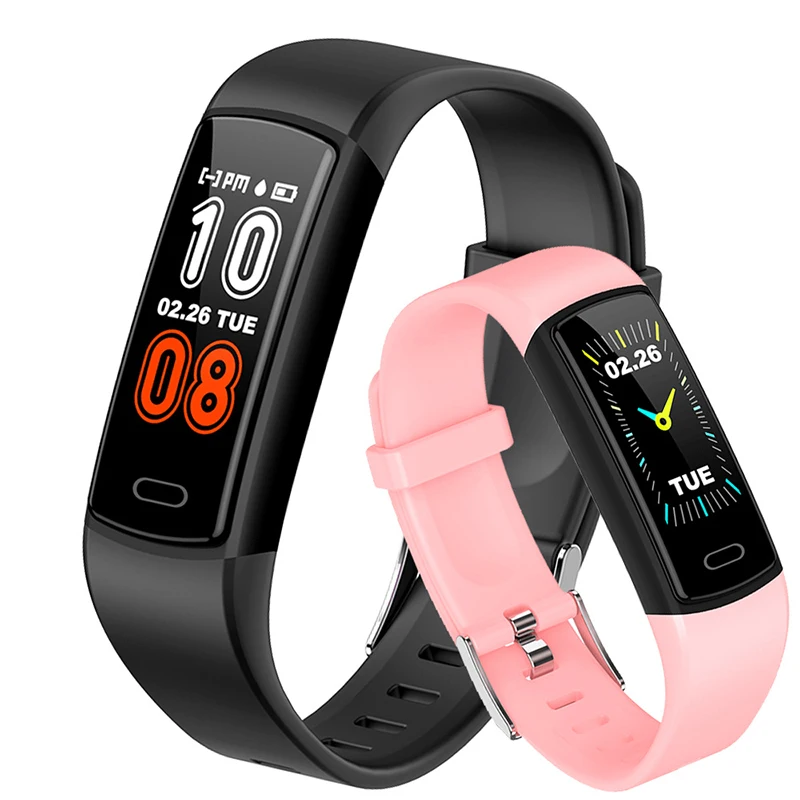 Smart Barcelet Watch Heart Rate Tracking IP67 Waterproof Sport Wristband Men Fitness Pedometer Watches for Xiaomi Huawei