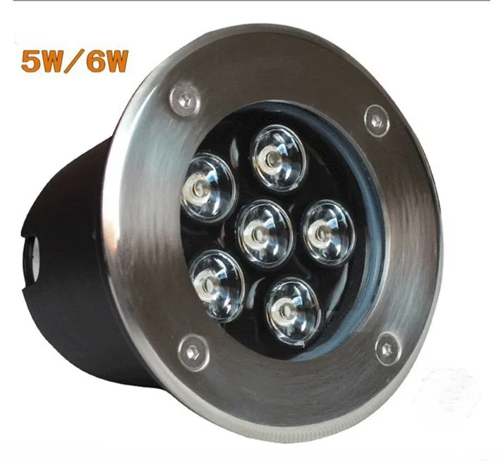 

5Pcs/lot 6W Rampe Led Aquarium IP65 AC85~265V Rgb Aluminum Patio And Garden Outdoor Decking Lights Recessed Led Floor Lights