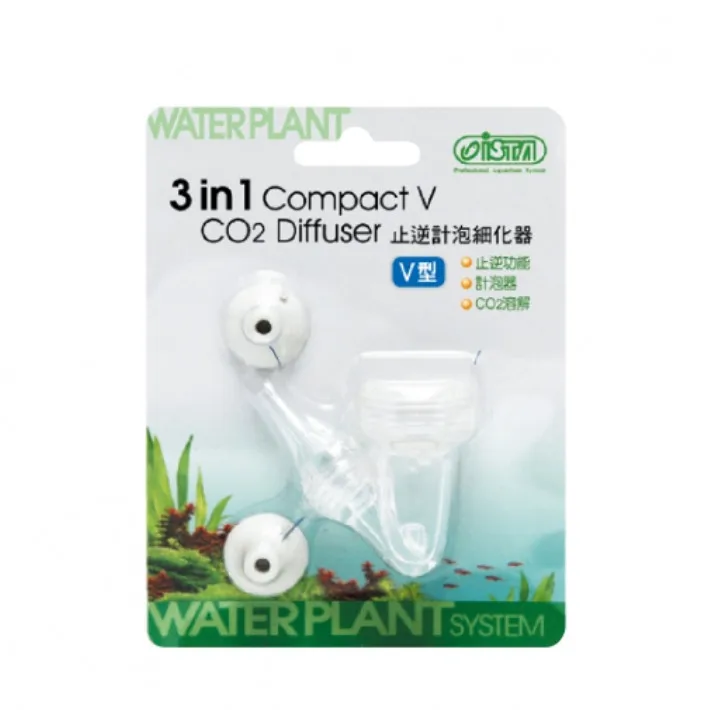 CO2-Diffusor Zerstäuber Blasenzähler Rückschlagventil ISTA 3 in 1 kompakt V – Detail 3