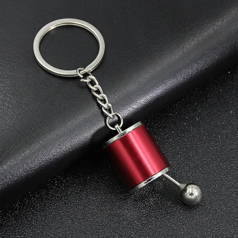 Creative car 6 Speed Gearboxes Gear head Keychain Manual Transmission Lever Metal Key Ring Car Refitting Metal Pendant keychain