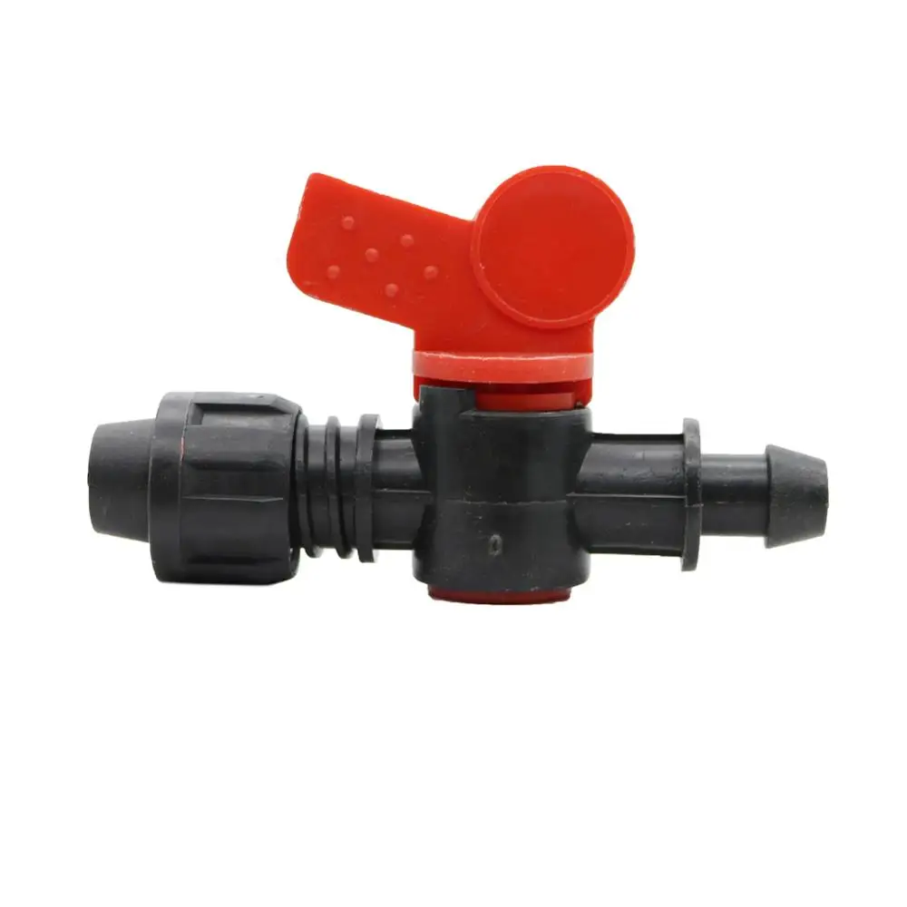 Water Flow Control Valve Agriculture Irrigation Hose Connector 13mm to 10.5mm Drip Tape Bypass Valve Pipeline Water Valve 1 Pc