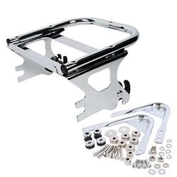 Motorcycle Two-up Luggage Rack Docking Hardware Fit For Harley Trunk Touring Road King Electra Street Glide FLHR FLTR FLHX 97-08
