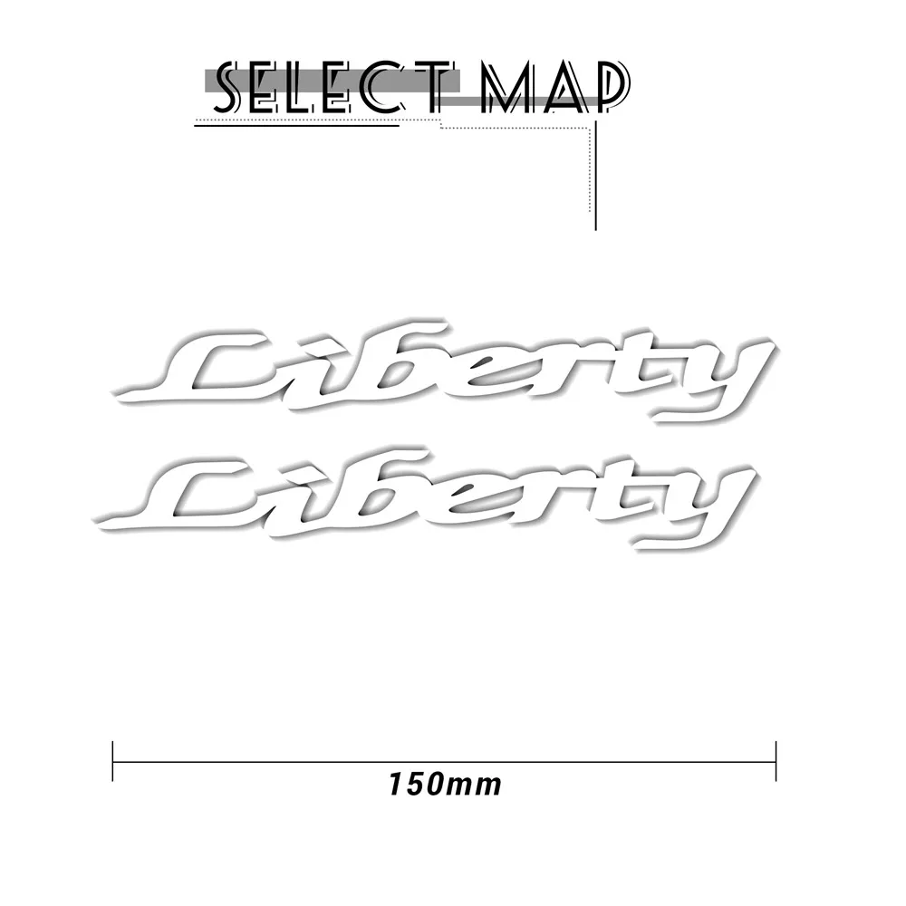 Motorcycle accessories reflective logo waterproof decals modified cool car stickers suitable for piaggio liberty 50 125 150 200