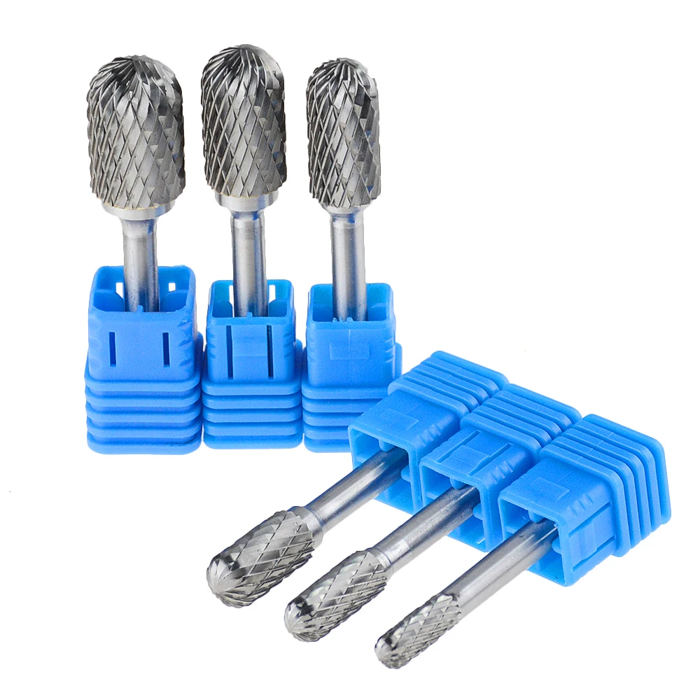 1Pc CX Type Head Tungsten Carbide Rotary File Tool Point Burr Milling Cutter Grinder Abrasive Tools Metalworking Bit Tools