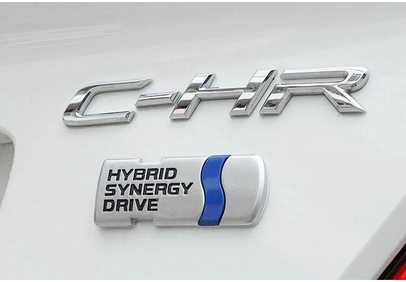 Voor Toyota hybrid synergy Drive Brief Prius Camry Rav4 Crown Auto Styling metalen Embleem Body Sticker Sticker Auto accessoires