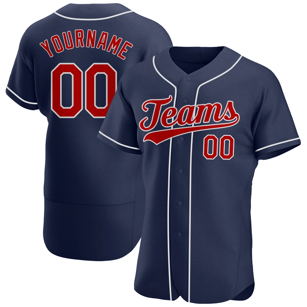 Custom Baseball Jerseys Printing Any Name Number Design Your Own Athletic Baseball Shirt For Men/Youth University Game