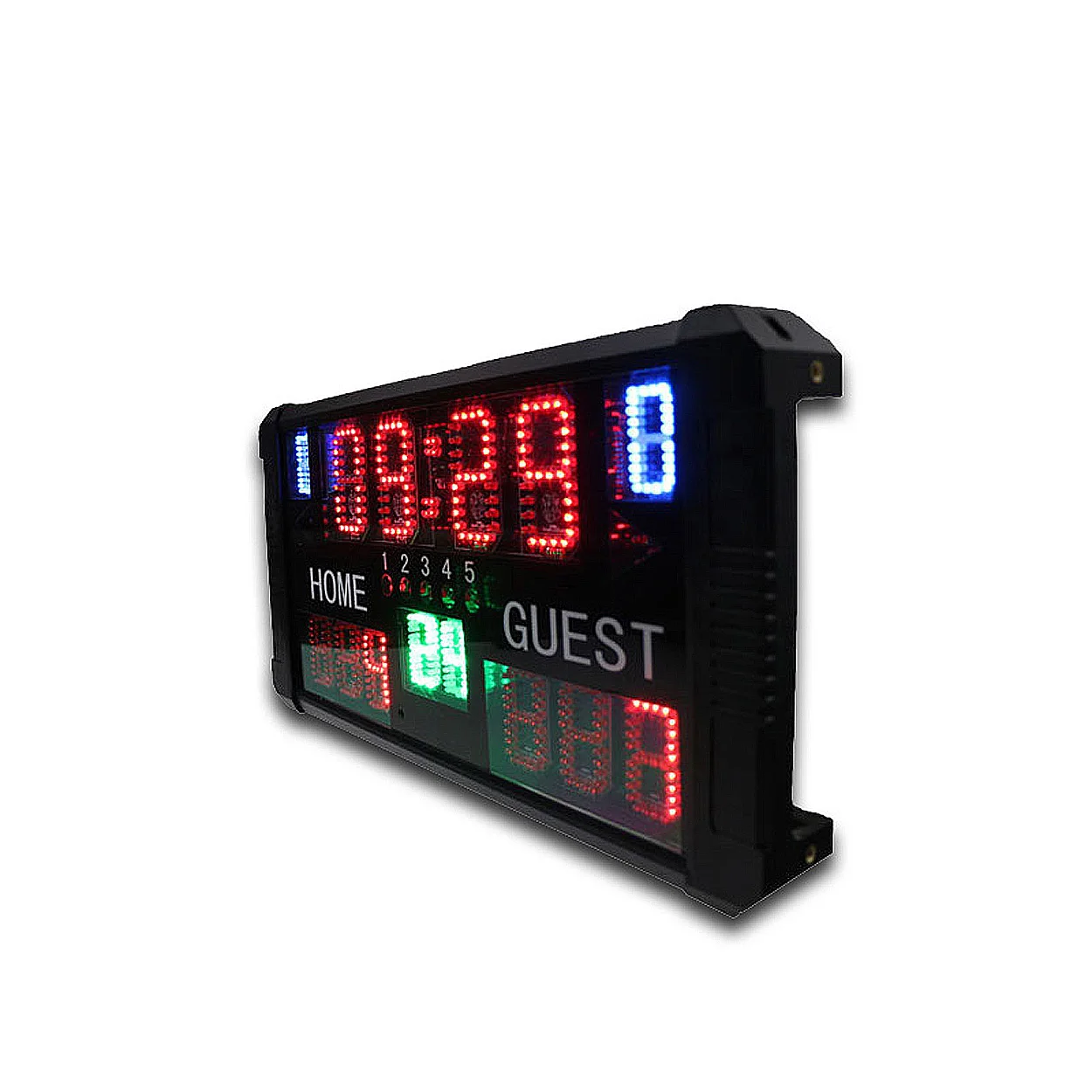 Electronic Basketball Scoreboard with 24 S Shot Clock, APP Control Optional, Outdoor Use