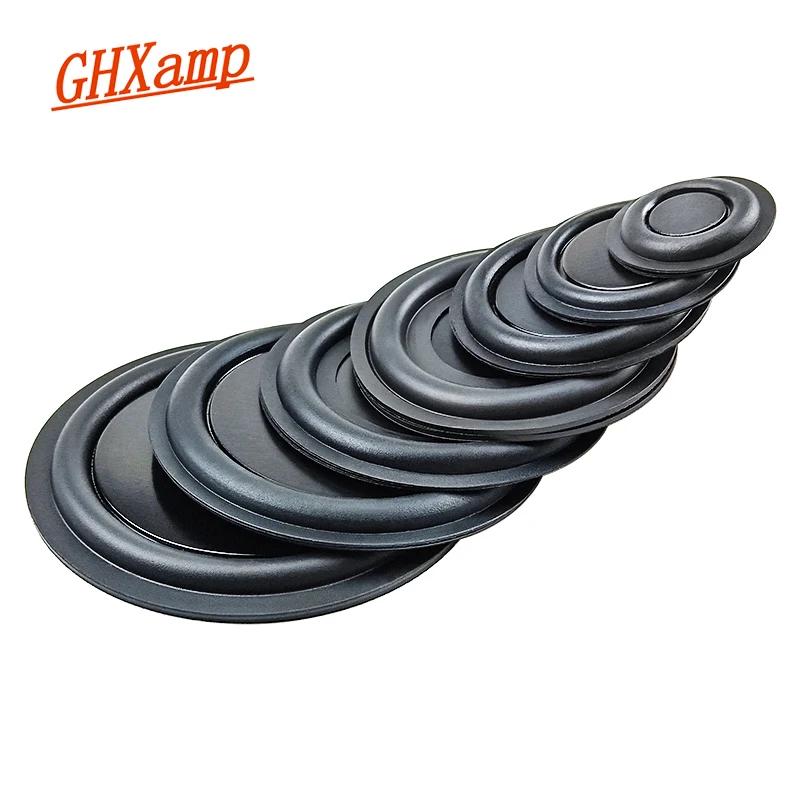 GHXAMP Rubber Bass Radiator Passive Radiator Speaker Woofer Vibration Membrane 30.5MM 40MM 50MM 75MM 85MM NEW 2PCS