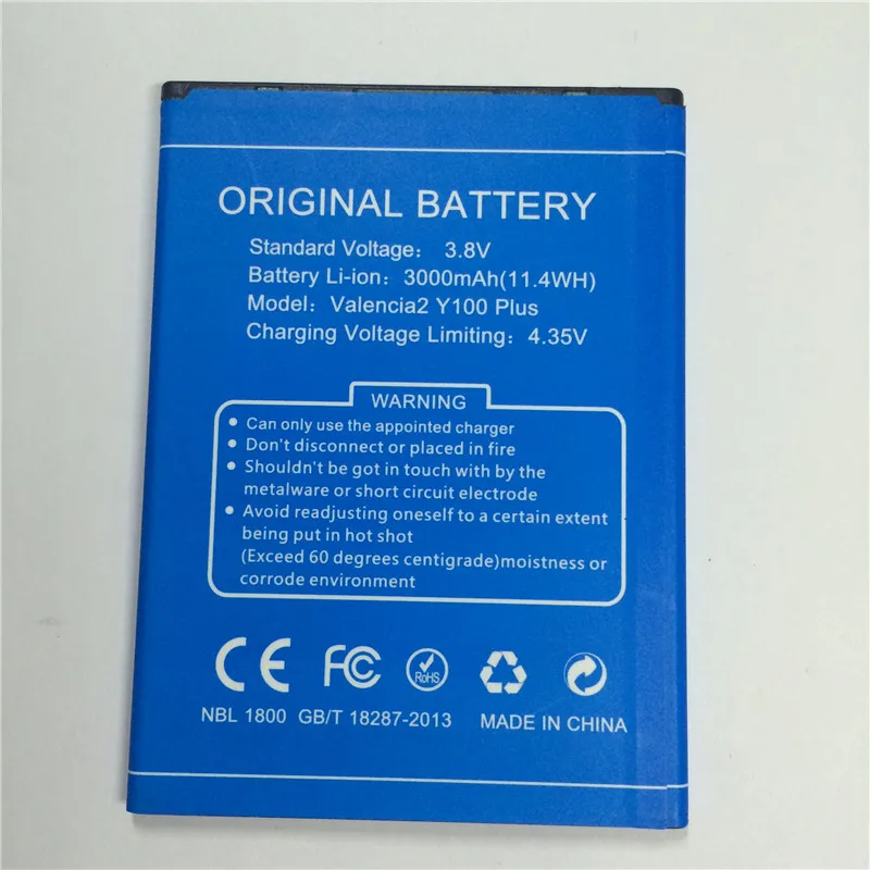 

New production date for DOOGEE Y100 plus battery 3000mAh Long standby time High capacity for DOOGEE Y100 plus battery