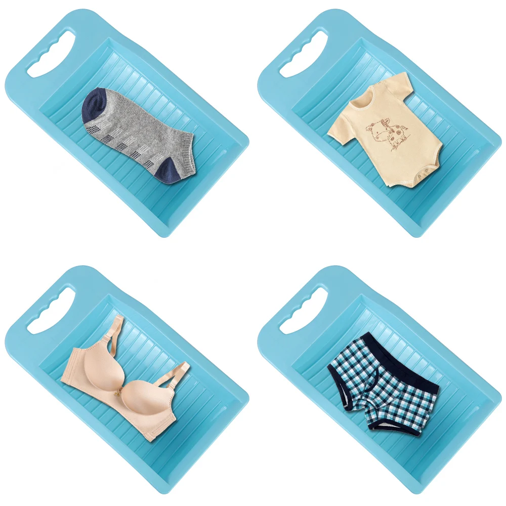 Accesorios de baño, herramienta de lavado, Mini tabla de lavado, tabla de lavado antideslizante, conveniente para ropa de bebé, ropa interior, calcetines