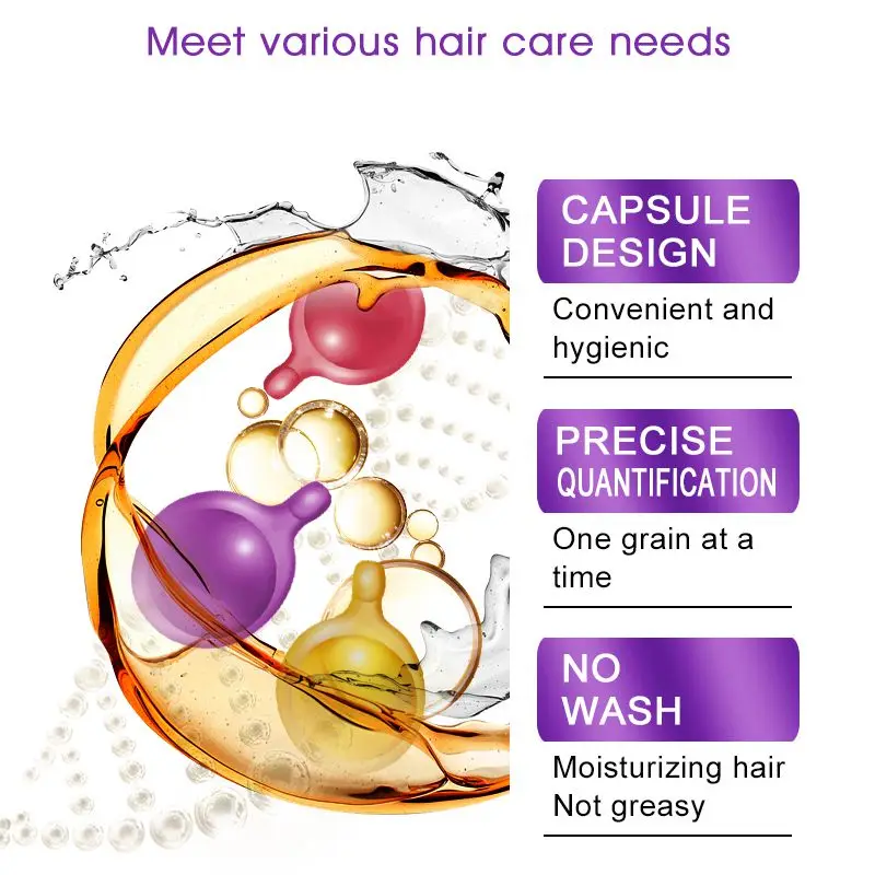 Sevich Hair Vitamin Complex Oil Repair Damaged Hair Moroccan Treatment Soft & Smooth Hair Keratin Capsule Oil For Hair Care Oil