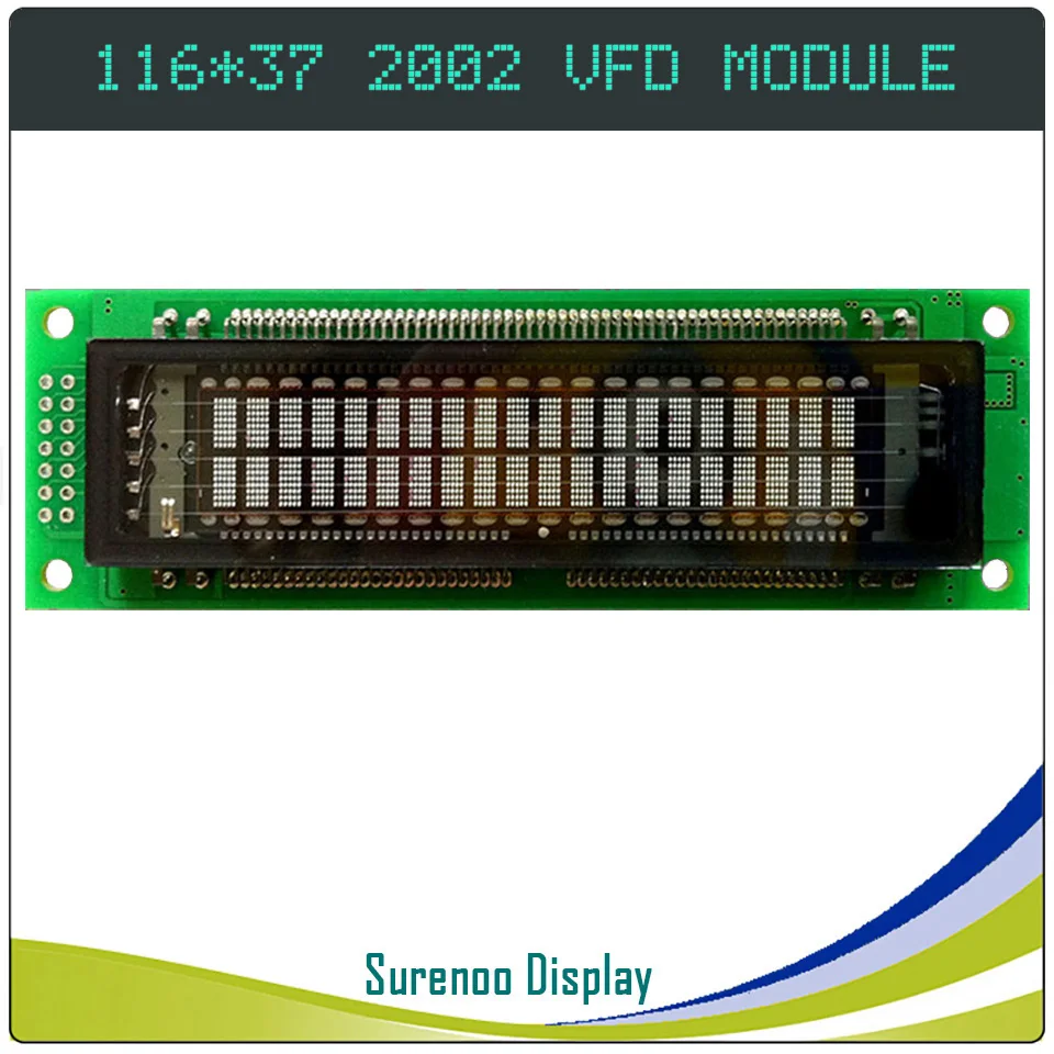 

Surenoo 20X2 Parallel Serial SPI VFD Display Screen KH202SD58R1-M Compatible M202SD16LA HLD202S8J01 20T202DA1J 2002 LCD Module