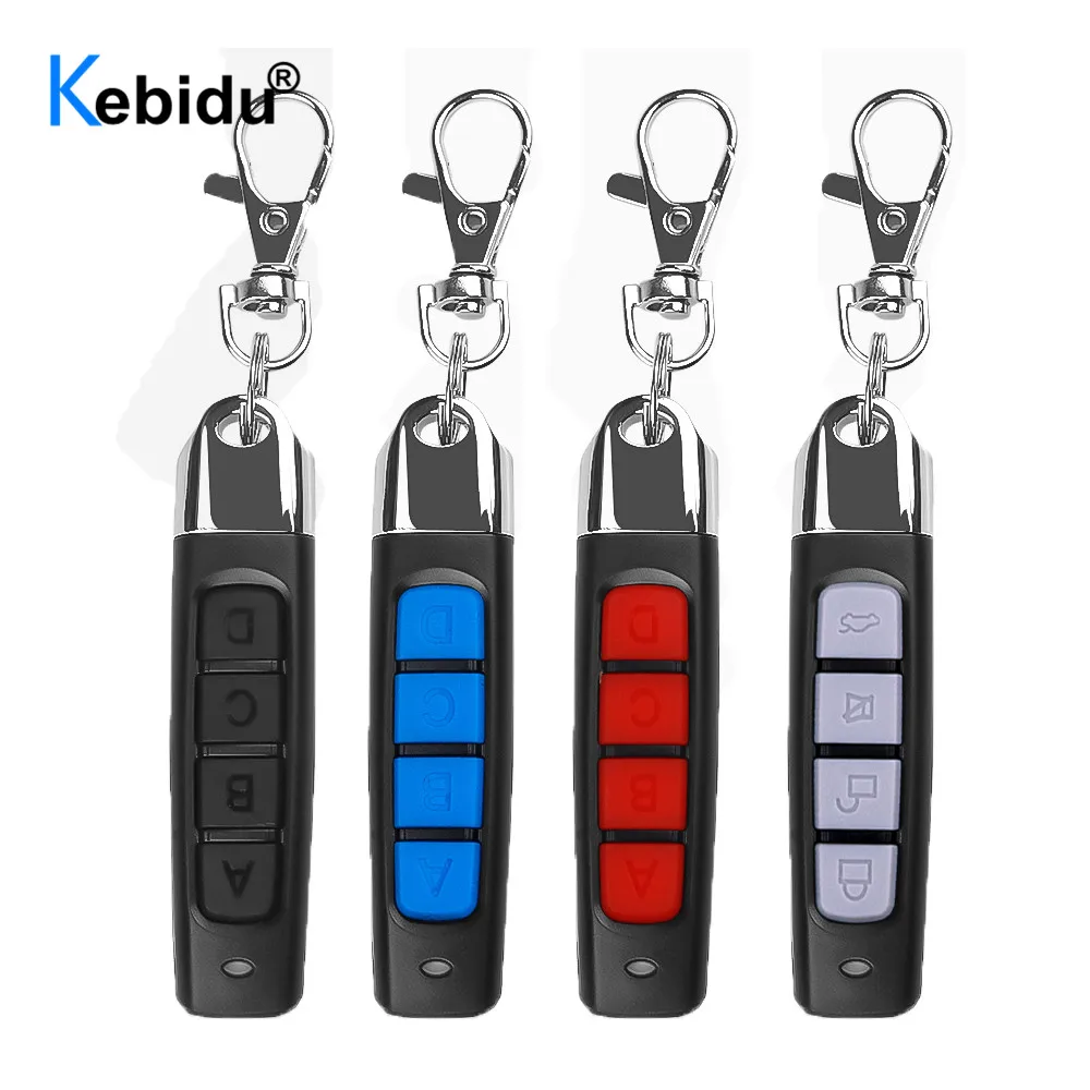 KEBIDU 433MHZ Remote Control Garage Gate Door Opener Remote Control Duplicator Clone Cloning Code Car Key