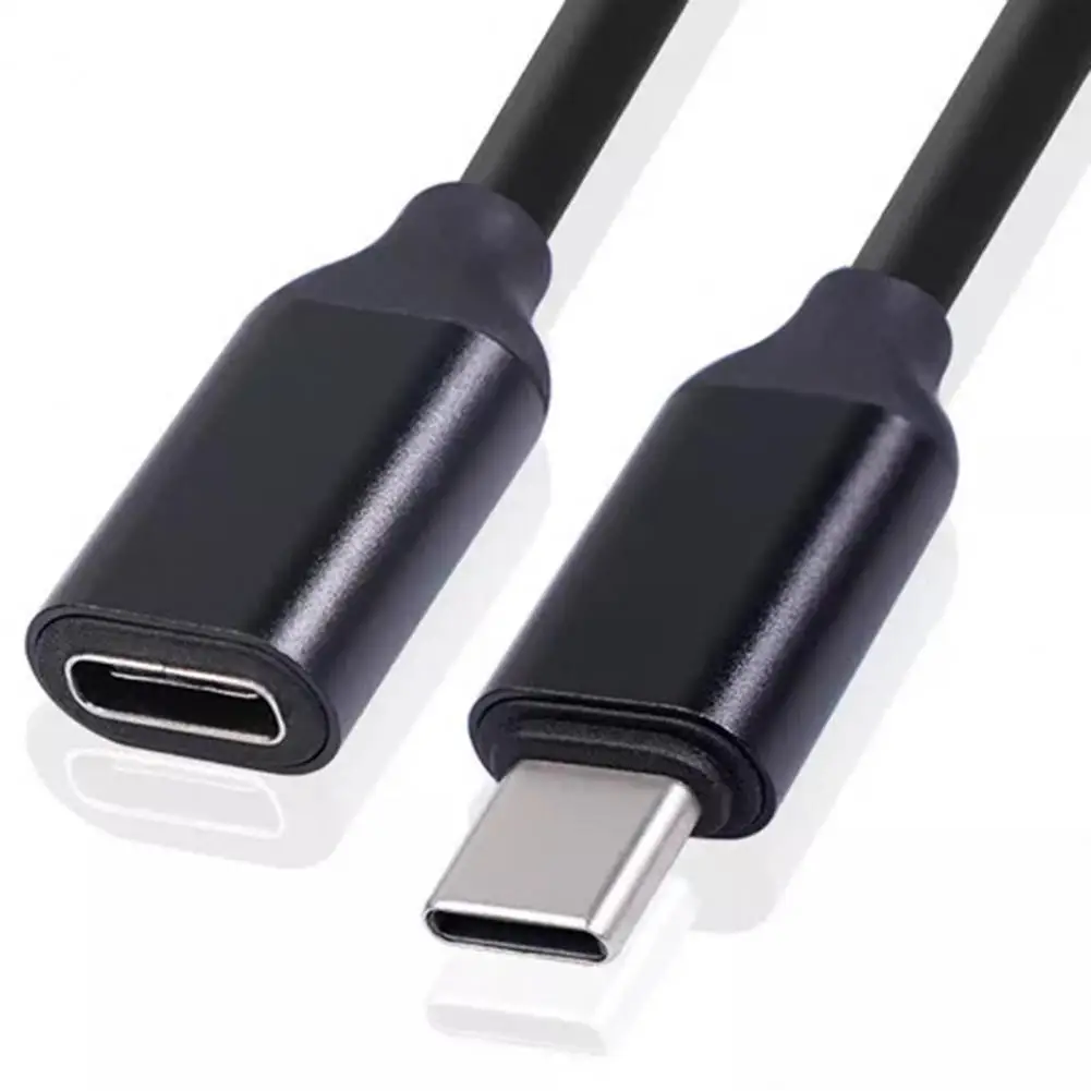 Telefoon Verlengkabel Usb 2.0 Hoge Snelheid 3a Type-C Man Naar Vrouw Data Transfer Opladen Verlengkabel Voor Laptop