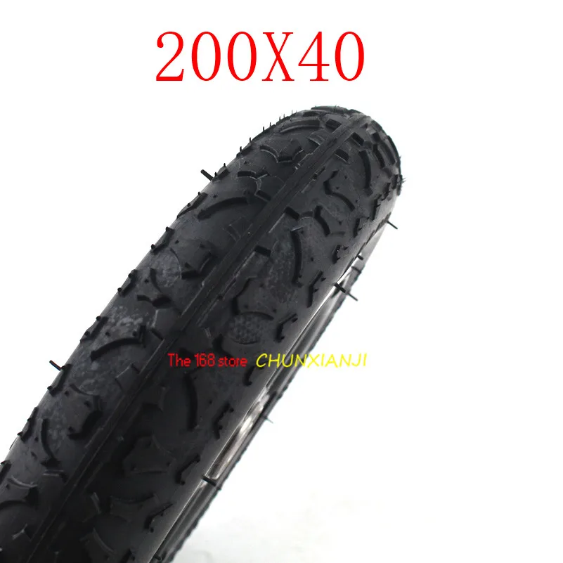 High Performance 200X40 8 Inch Rubber Wheel Tires Fits Folding Bicycle Electric Scooter Motorcycle Baby\'s Car 200*40 Tyre