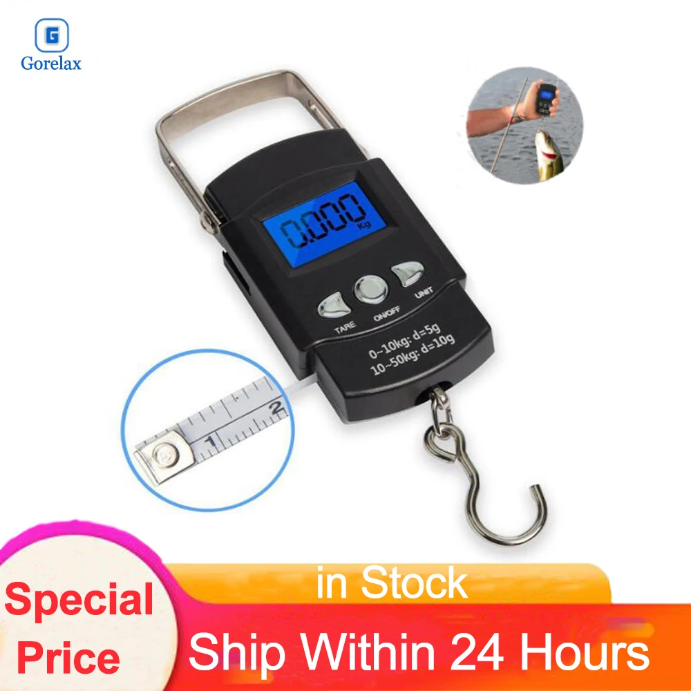 

Electronic Balance Hand Scales,Mini Pocket Digital Travel Suitcase Luggage Scale,Precision Steelyard Scales For Fishing 50kg/10g