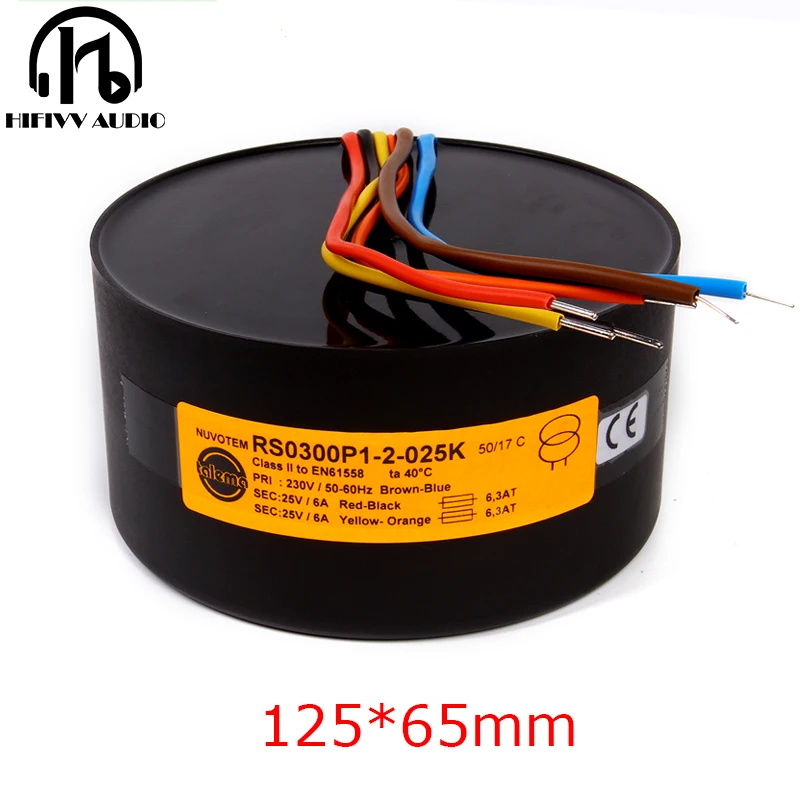 300W TALEMA Power Transformer Toroidal circular Core Transformer HI-END Audio Amplifier 300VA out double 25V 35V