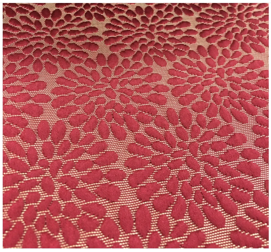 

Modern Small Flowers Woven Sofa Cloth Jacquard Pillow Case Home Upholstery Armchair Cloth Decorative 140cm 1 Meter Pack