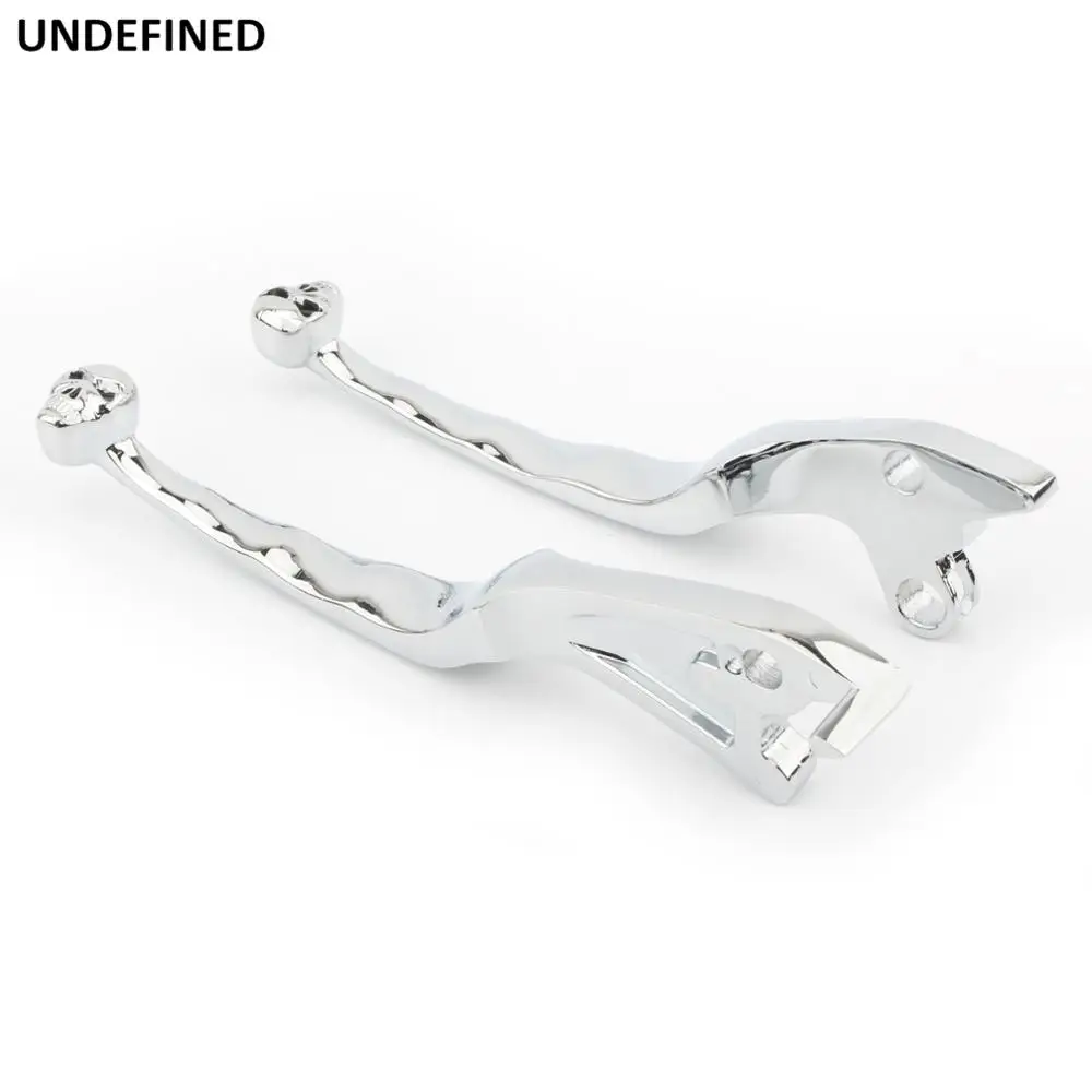 Motorcycle Skull Clutch Brake Levers Chrome For Suzuki Intruder 800 1400 1500 1994-2004 Boulevard S50 S83 C90 2005-2007