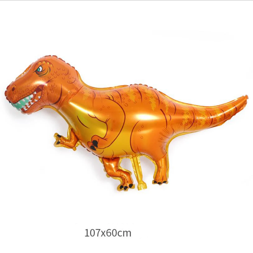 Big dinosaur Foil Balloons Birthday party decoration Inflatable air Balloons Prop Kids Toy animal zoo theme decorate ball