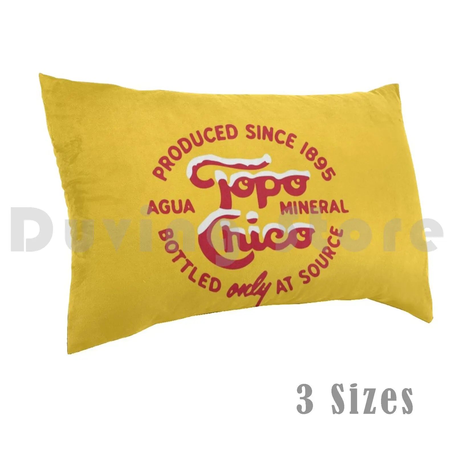 Tc Funda de almohada de agua mineral Topo Chico Agua mineral Nuevo México Topo Chico Topo Chico