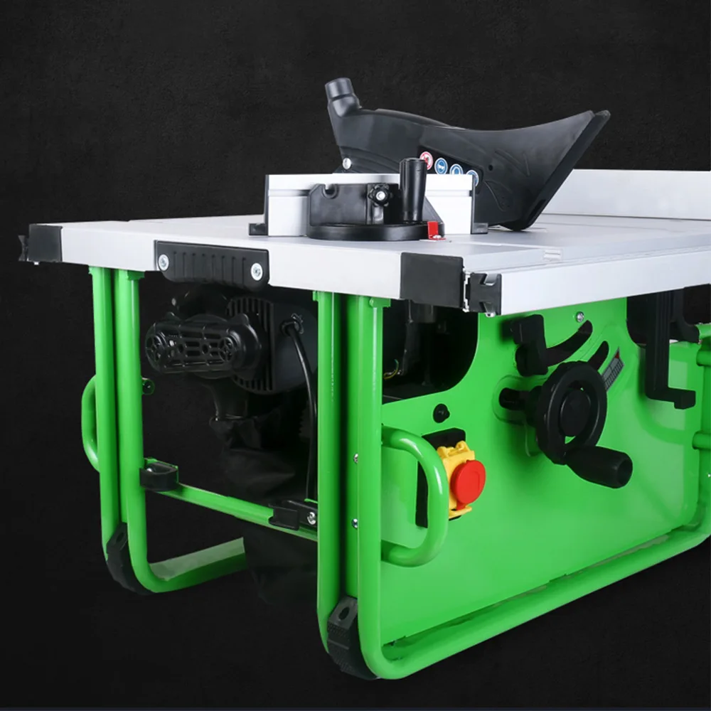 10 inch table saw Small desktop cutting machine Woodworking decoration chainsaw Dust-free sawing the board with vacuum cleaner