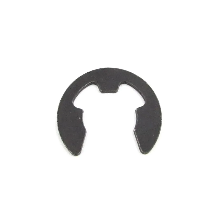 10/100pcs M1.2 M1.5 M2 M3 M3.5 M4 M5 M6 M7 M8 M10 to M24 Black 65mn Steel E Clip Circlip Retaining Ring Washer for Shaft Gasket