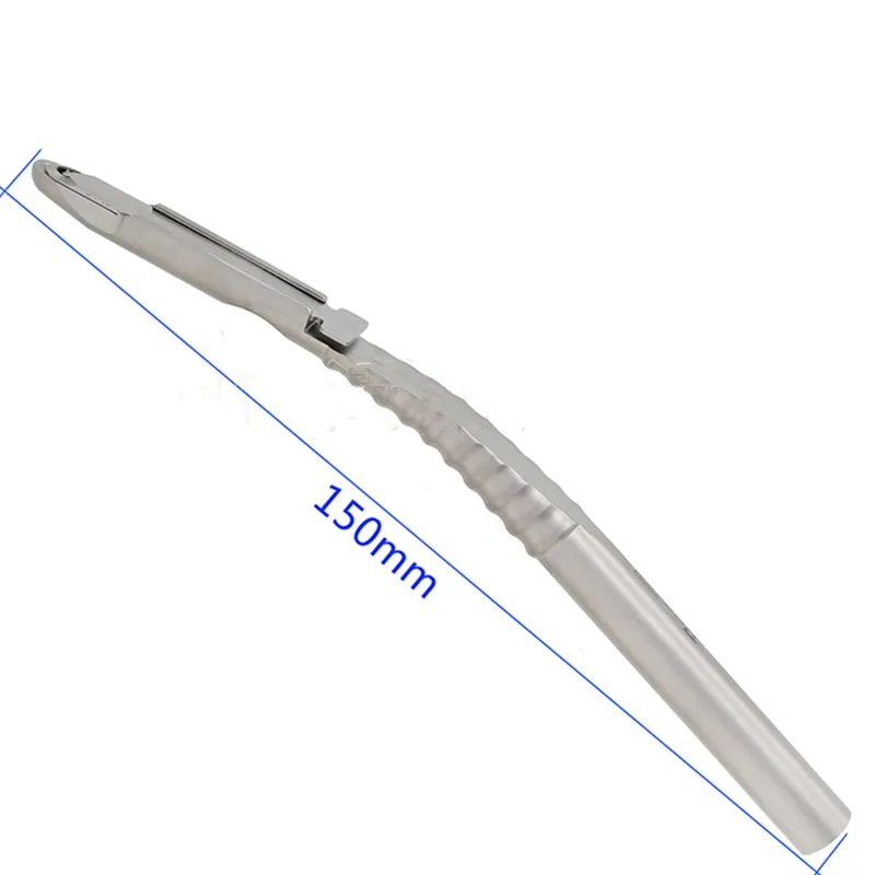 1Pcs Dental Bone Scraper Harvester Dental Implant Curved Bone Grafting Instruments