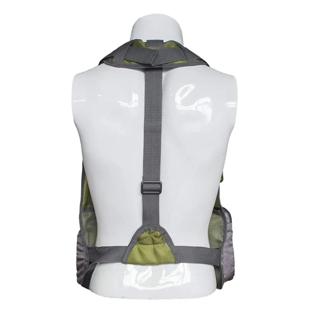 Hanging Neck Portable Double Backpack Fishing Vest Breathable Multifunctional Fishing Vest