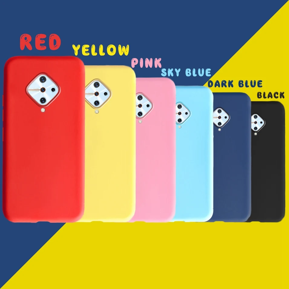 Candy Solid Color Case For Vivo S1 Pro Cover Soft Silicone Phone Cases For Vivo S1Pro 1920 1920_20 Mobile Back Covers