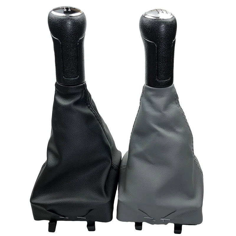 Auto Schaltknauf Hebel Shifter Gamasche Boot Abdeckung Für Volkswagen Polo 9N 9N2 9N3 2001 2002 2003 2004 2005 2006 2007 2008 2009 – Detail 4