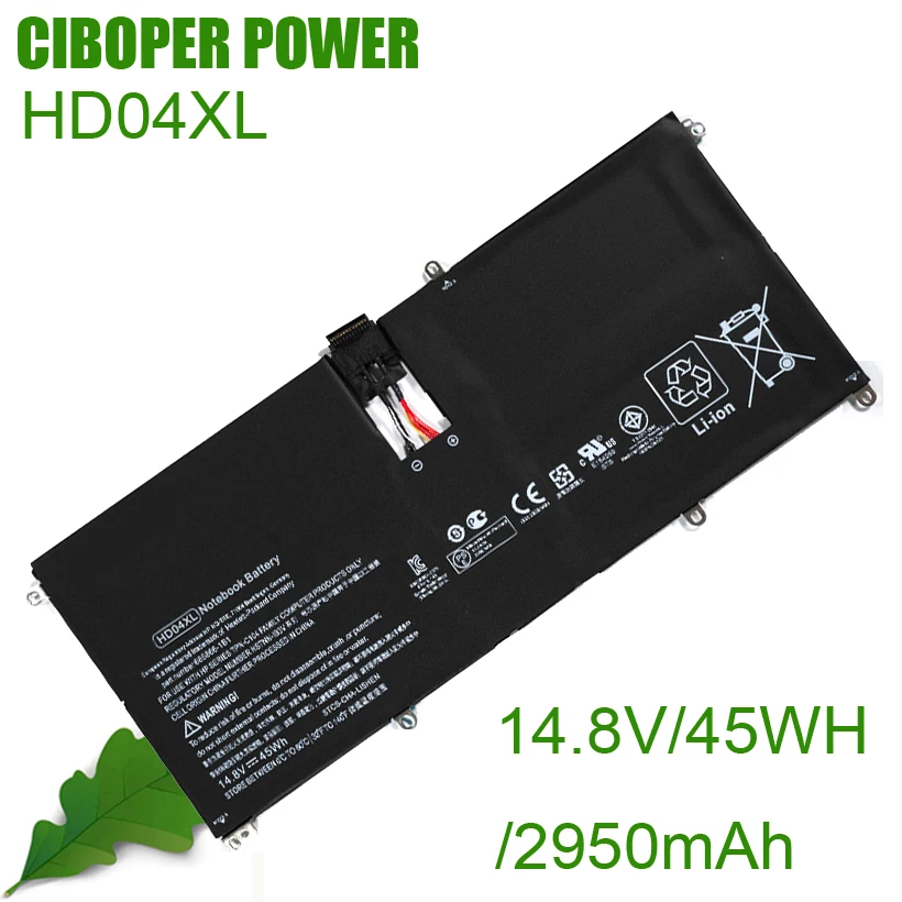 

CP Laptop Battery HD04XL 2950mAh For Envy XT 13-2000eg 13-2021tu 13-2113TU 13-2120tu 13-ef2003 13-b000 XT Pro 13-b000 HSTNN-IB3V