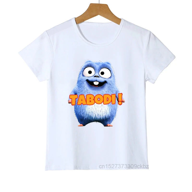 Dzieci Tshirt światło słoneczne Grizzy niedźwiedź nadruk zwierzęta T Shirt chłopcy boże narodzenie Lemmings T-shirt koszulki topy