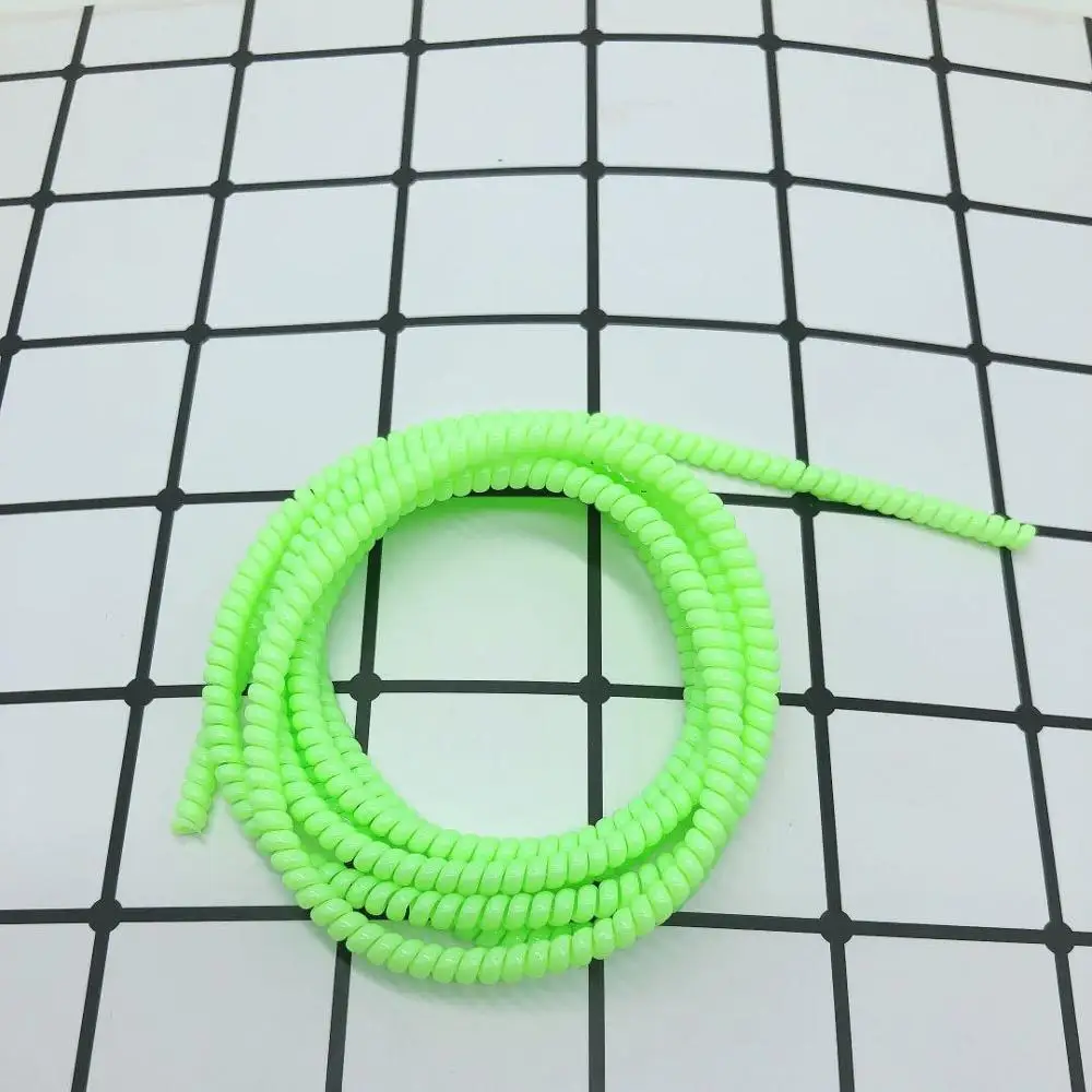 Neue helle Farben 1,5 m TPU Spirale USB-Ladegerät Kabel Kabels chutz Kabel wickler für iPhone 5 6 7 8 x Datenleitung Kabels chutz