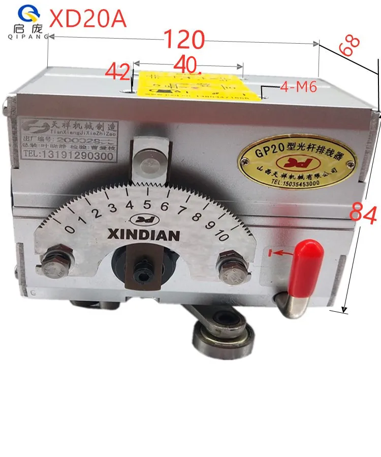 XINDIAN GP20 GP30 Regolabile Movimento Passo Azionamento Lineare con Quadrante GP3-20 GP3-30 PX20 PX30 GP20-LX GP30-LX di Rotolamento di Auto Anello