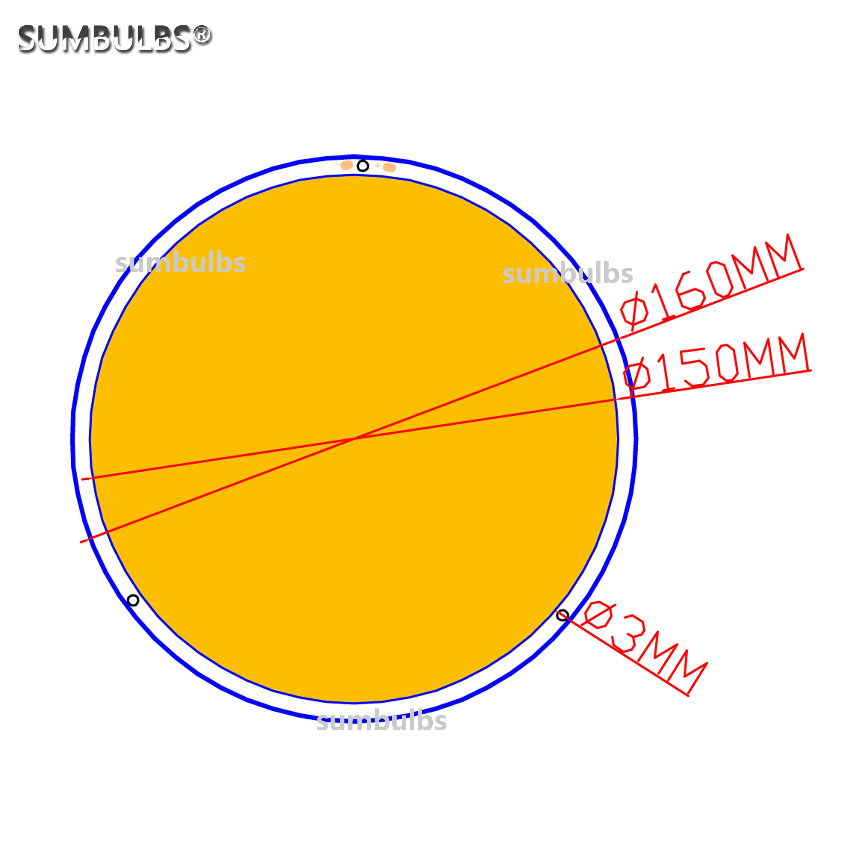 Imagem -06 - Circular Fonte Cob Levou 50w 200w Rodada Super Brilhante Quente Lâmpada Lâmpada Branca Fria para Faça Você Mesmo Luz 108 mm 160 mm