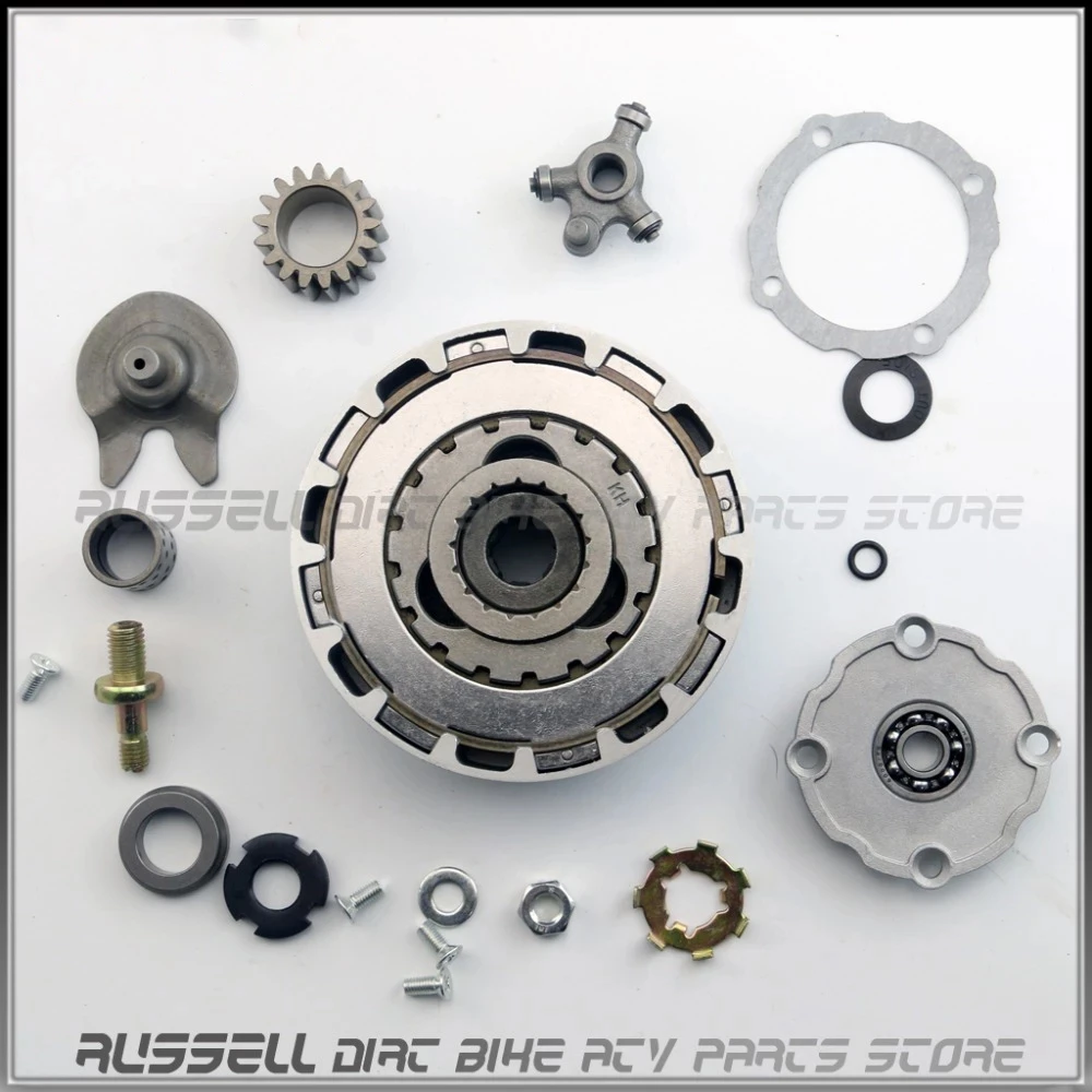 Montagem completa QUAD 110 Auto Clutch, DENTES AUTOMÁTICOS SEMI Apenas 110cc 125cc, ATV, Z50 CT70 CRF50 TRX 50 70, 17T, 17T