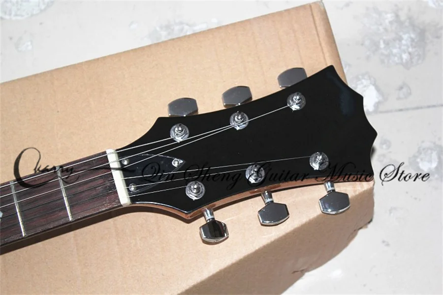 Pre-customized Irregular Electric Guitar,Semi hollow  T5 clas guitar,Mahogany Body,Chrome Buttons