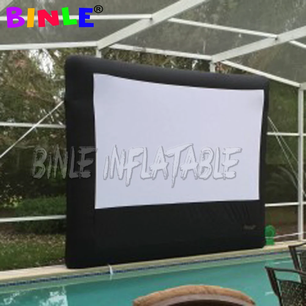 

Hot Selling Widescreen Airblown Inflatable Projector Movie Screen Inflatable theater Screens For Outdoor and Indoor Use