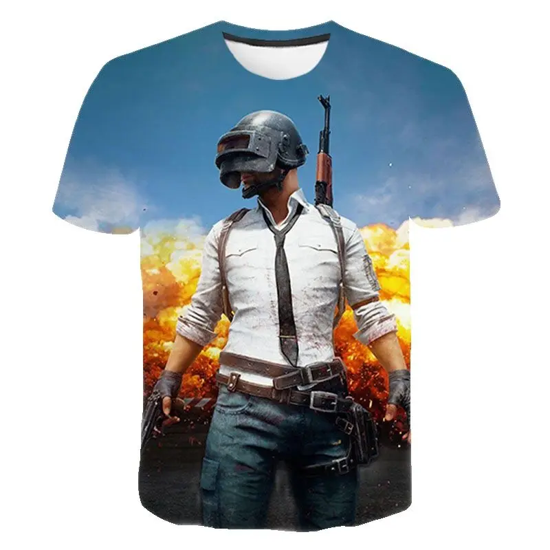 New 3D Printed Pubg T Shirt Men Women Fashion Summer Streetwear Casual Children T Shirt Harajuku Sweatshirts Short Sleeve Tee