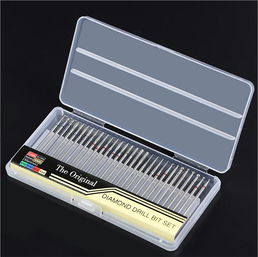 30 Stück/Set Hartmetall-Fräser für Maniküre, zum Entfernen von Gel-Lack, Nagelbohrer-Sets – Detail 6