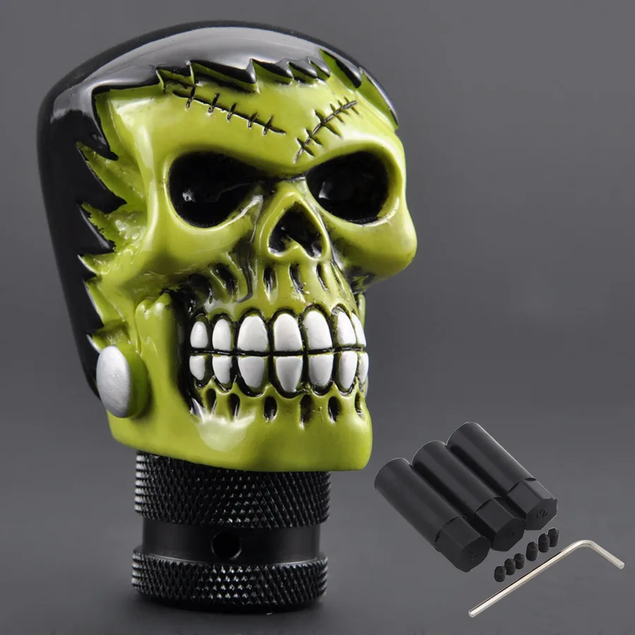 Universal Car Gear Shift Knob Car Manual Gear stick Shift Shifter Lever Knob Skull Custom