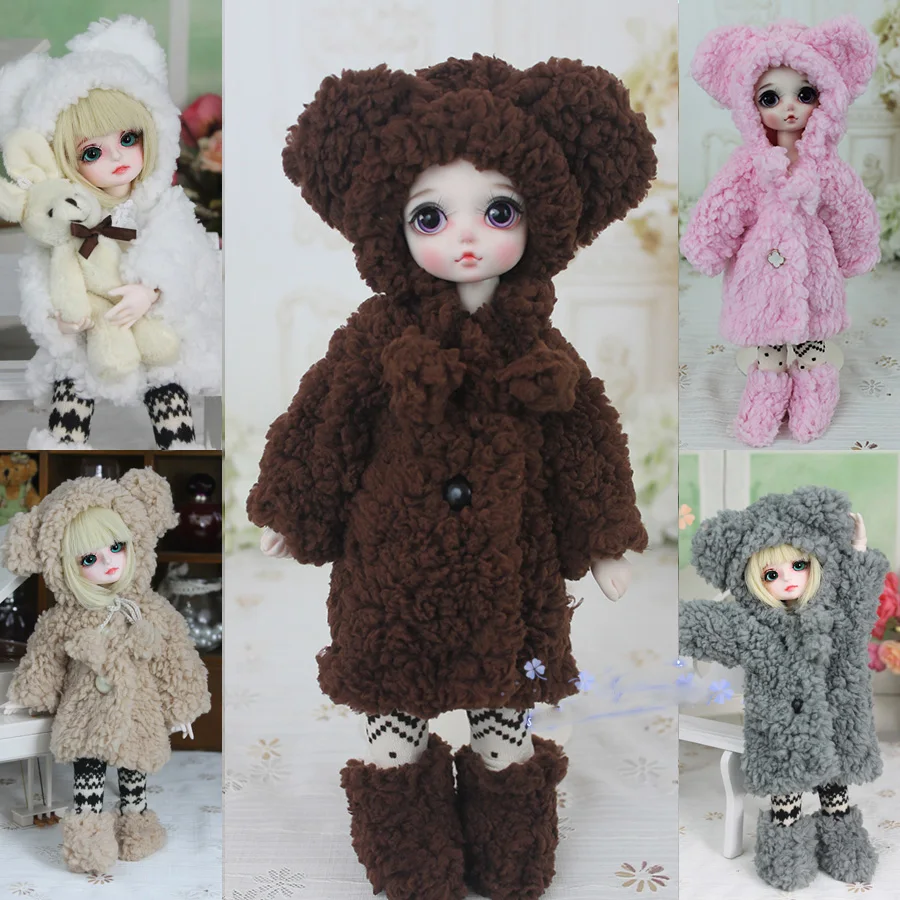 

blyth 1/8 1/6 1/4 1/3 scale BJD clothes accessories Cute plush pajamas suit for BJD/SD BB YOSD MSD SD13 doll accessories C0420